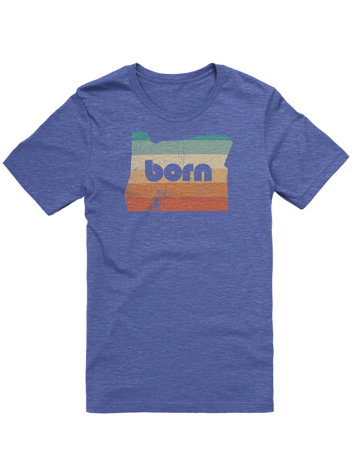 Vintage Colors Oregon Born T-Shirt product image (1)