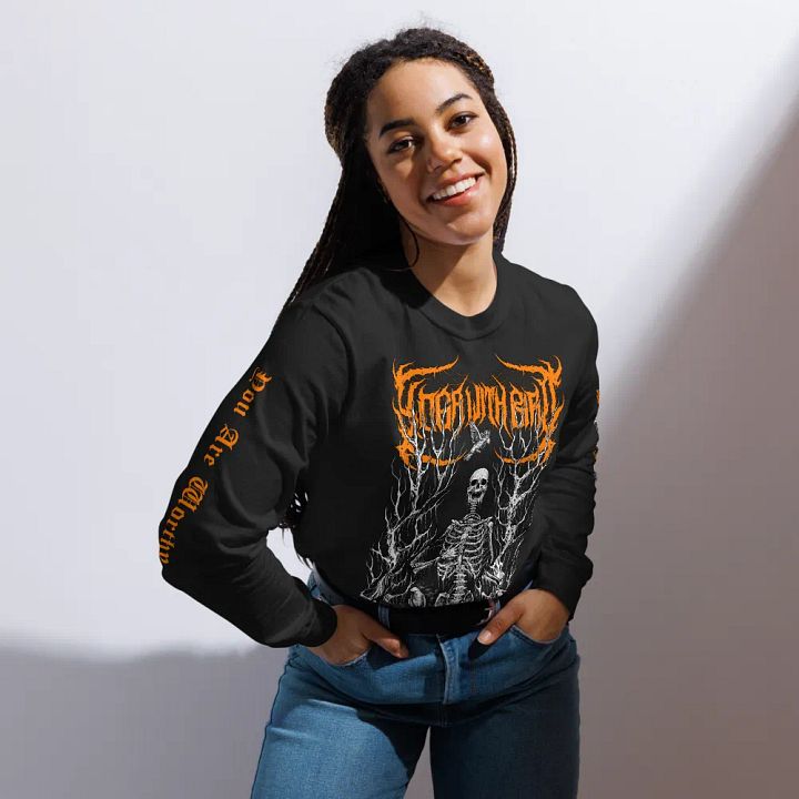 Corpse Pose Orange Logo Long Sleeve product image (2)