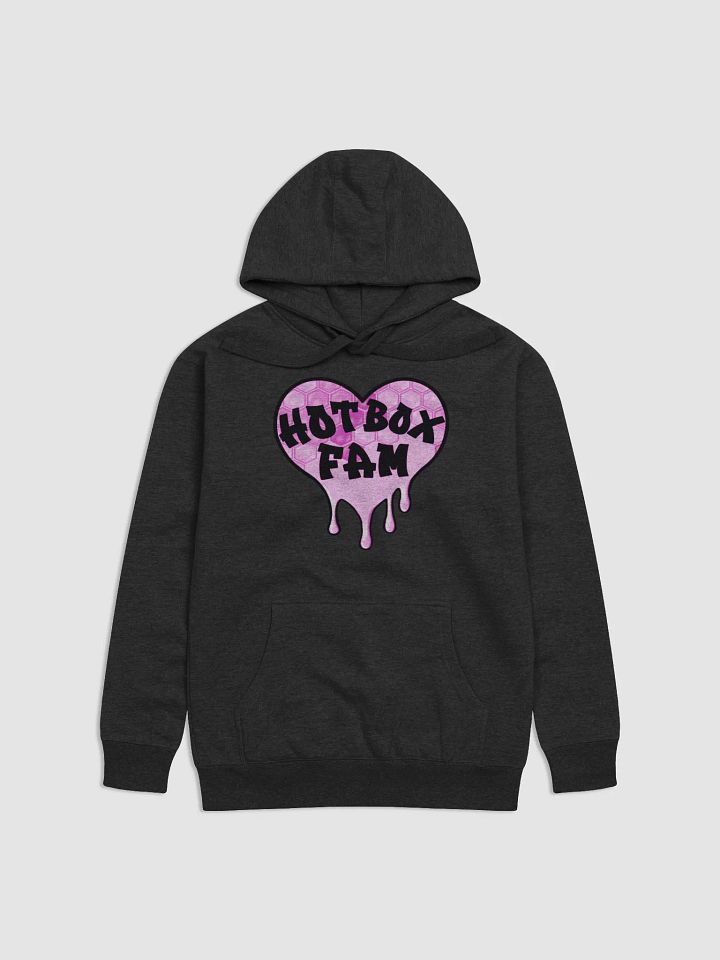 UNISEX HOT BOX FAM PINK HONEY COMB HOODIE product image (8)