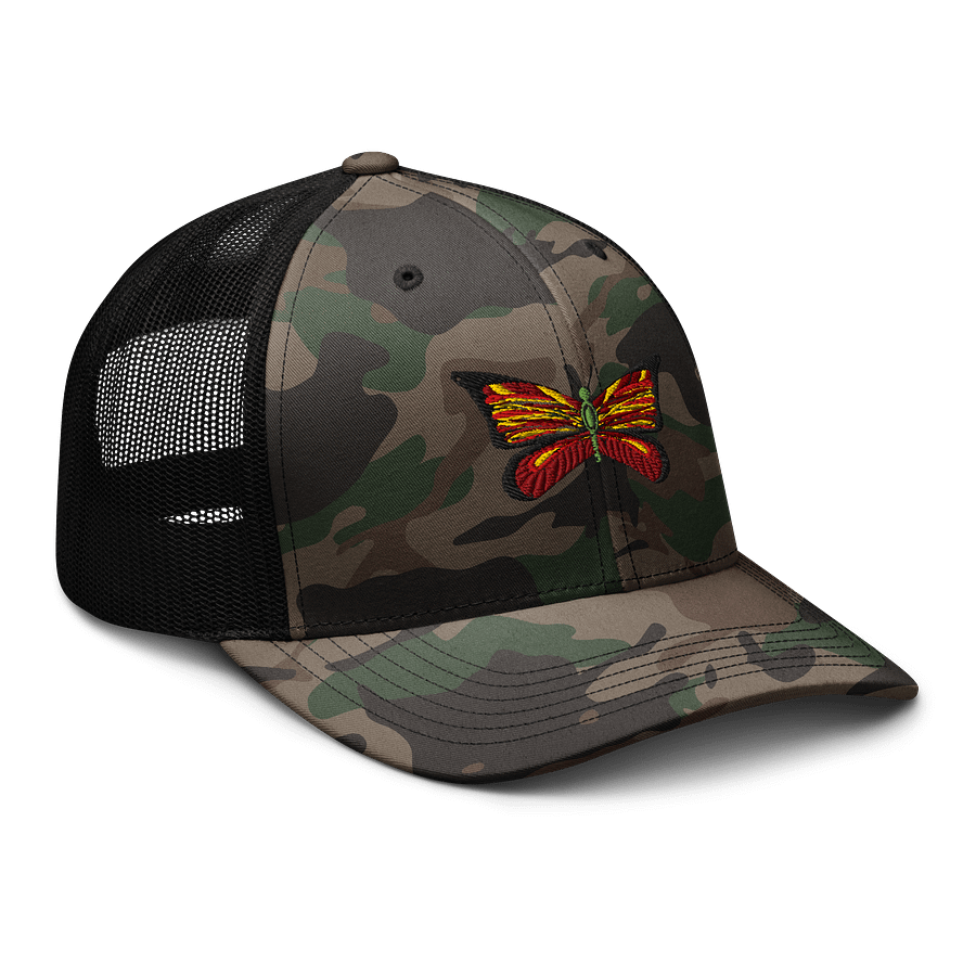 Dragonfly Dreams Camouflage Trucker Hat product image (6)