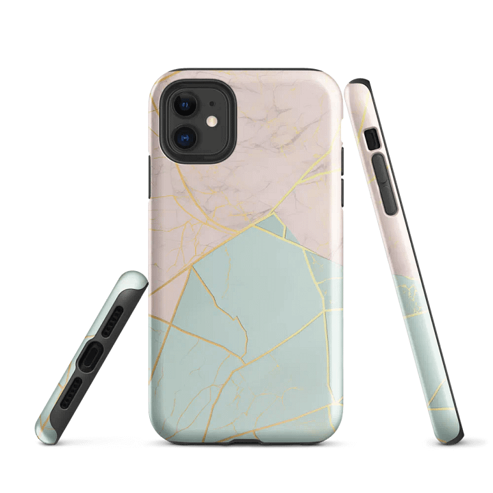 Color fusion Kintsugi Tough iPhone Case product image (1)