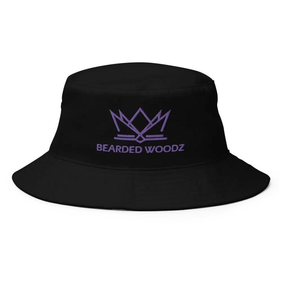 Bearded Woodz Bucket Hat (Purple Embroidery) product image (1)