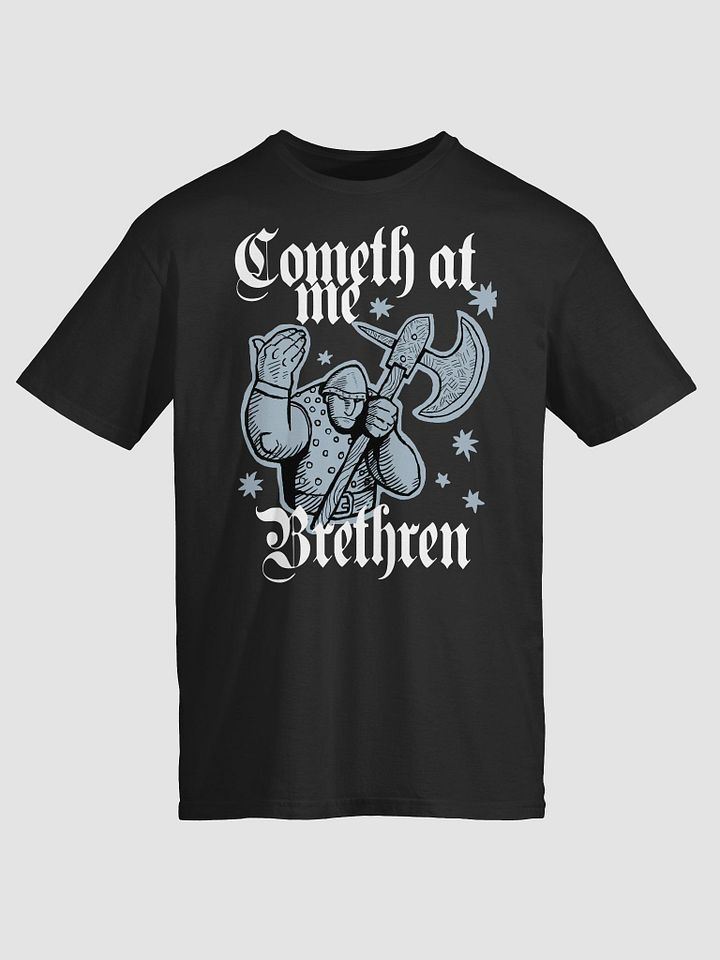 Fun medieval axe wielding Viking T shirt product image (1)