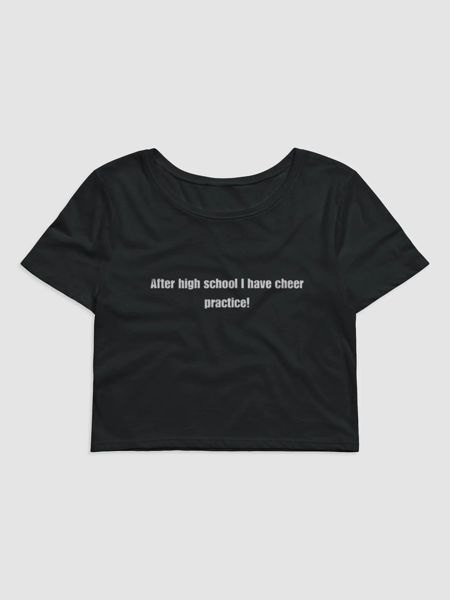Cheer practice baby tee product image (1)