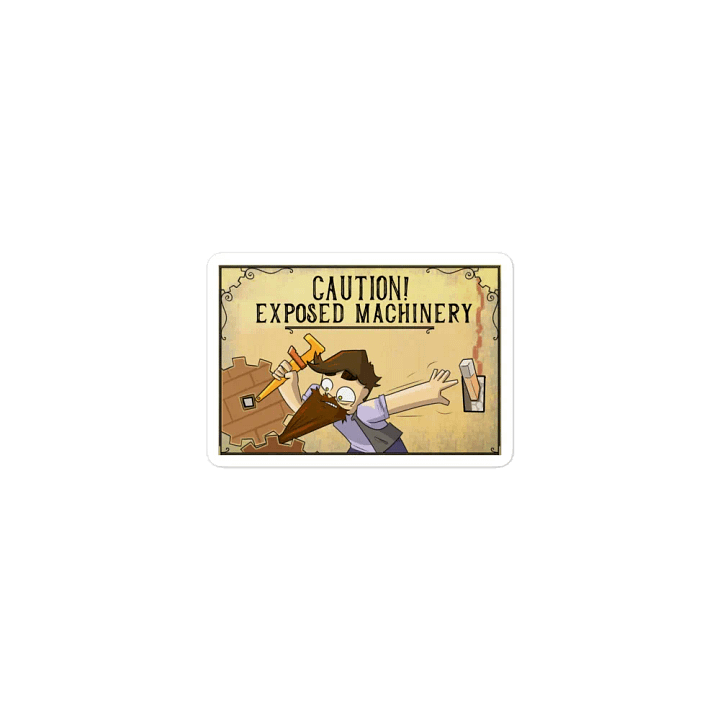 'Exposed Machinery' Die-Cut Magnet product image (1)