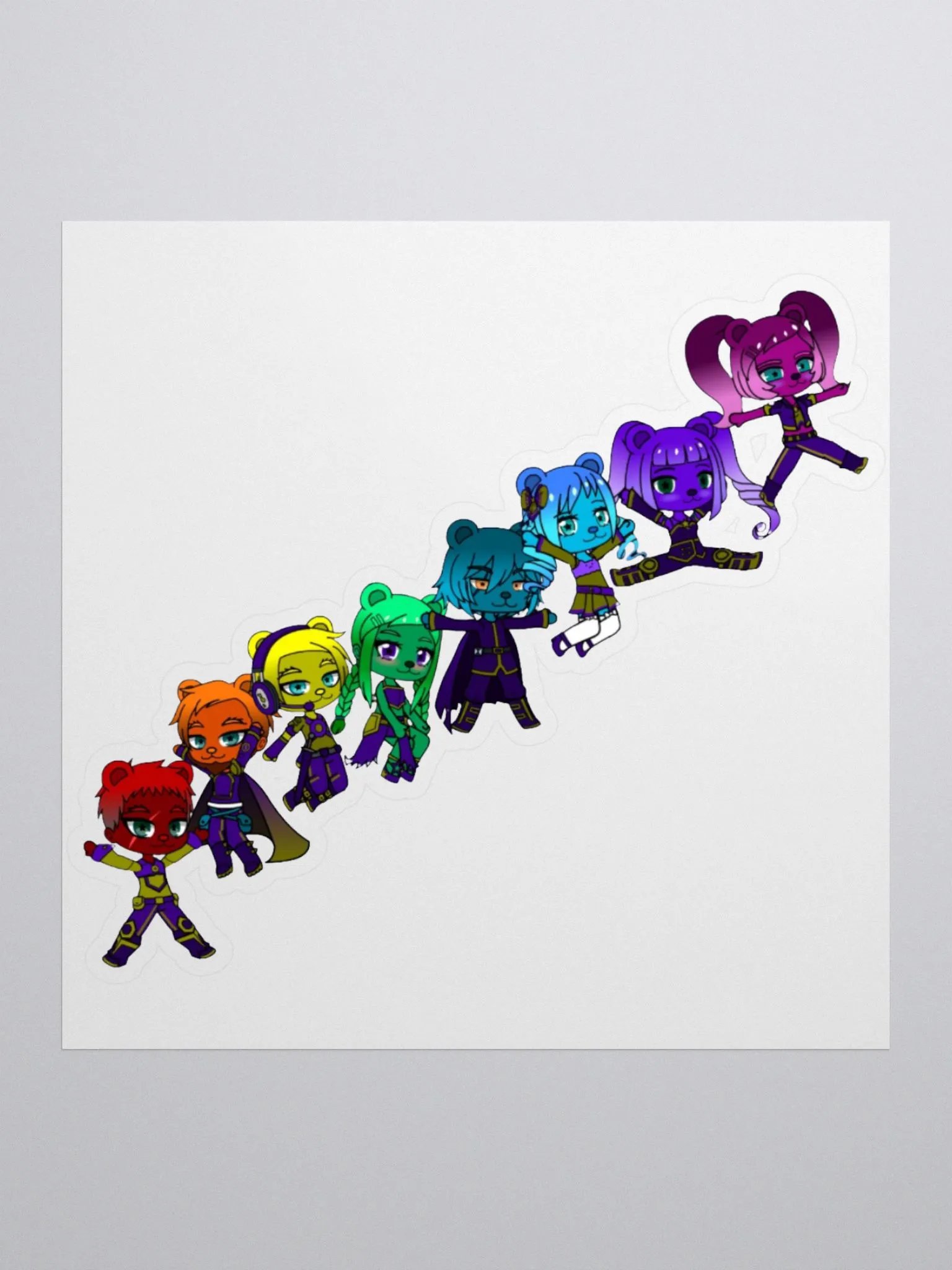 Shadow Bears - Leap of Happiness! Sticker product image (1)