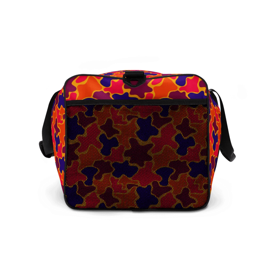 Multi Colored Pattern Blobs Bomber Duffel Bag product image (5)