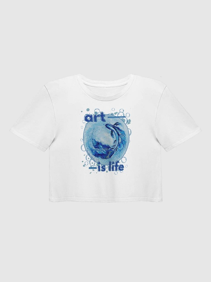 Aquatic Artistry Crop Top product image (17)