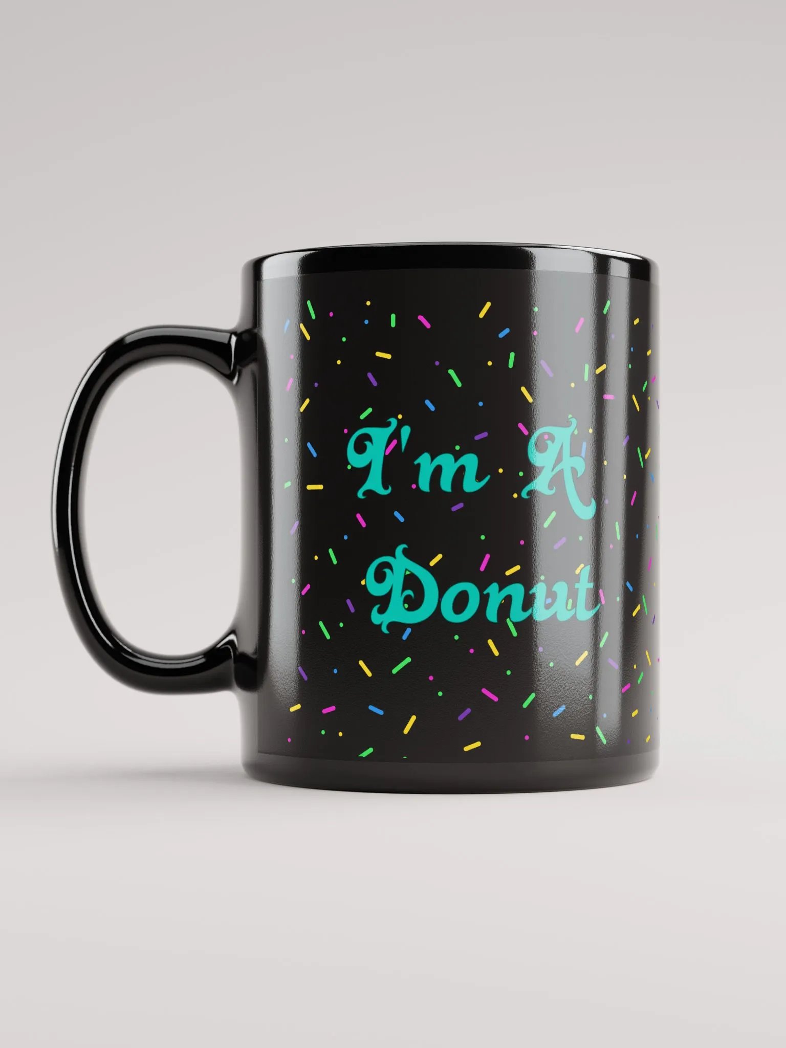 I'm A Donut Guy Black Mug product image (11)
