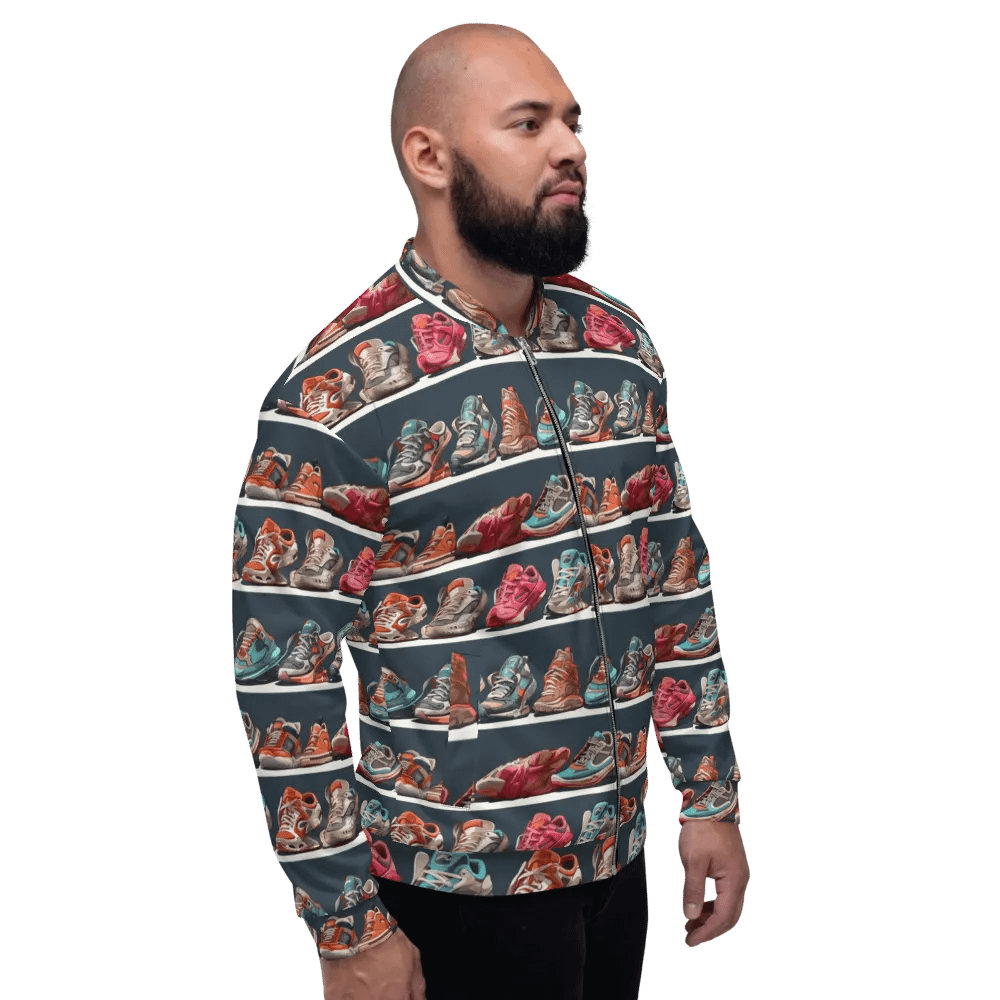 Sneakers Pattern All Over Print Jacket product image (6)