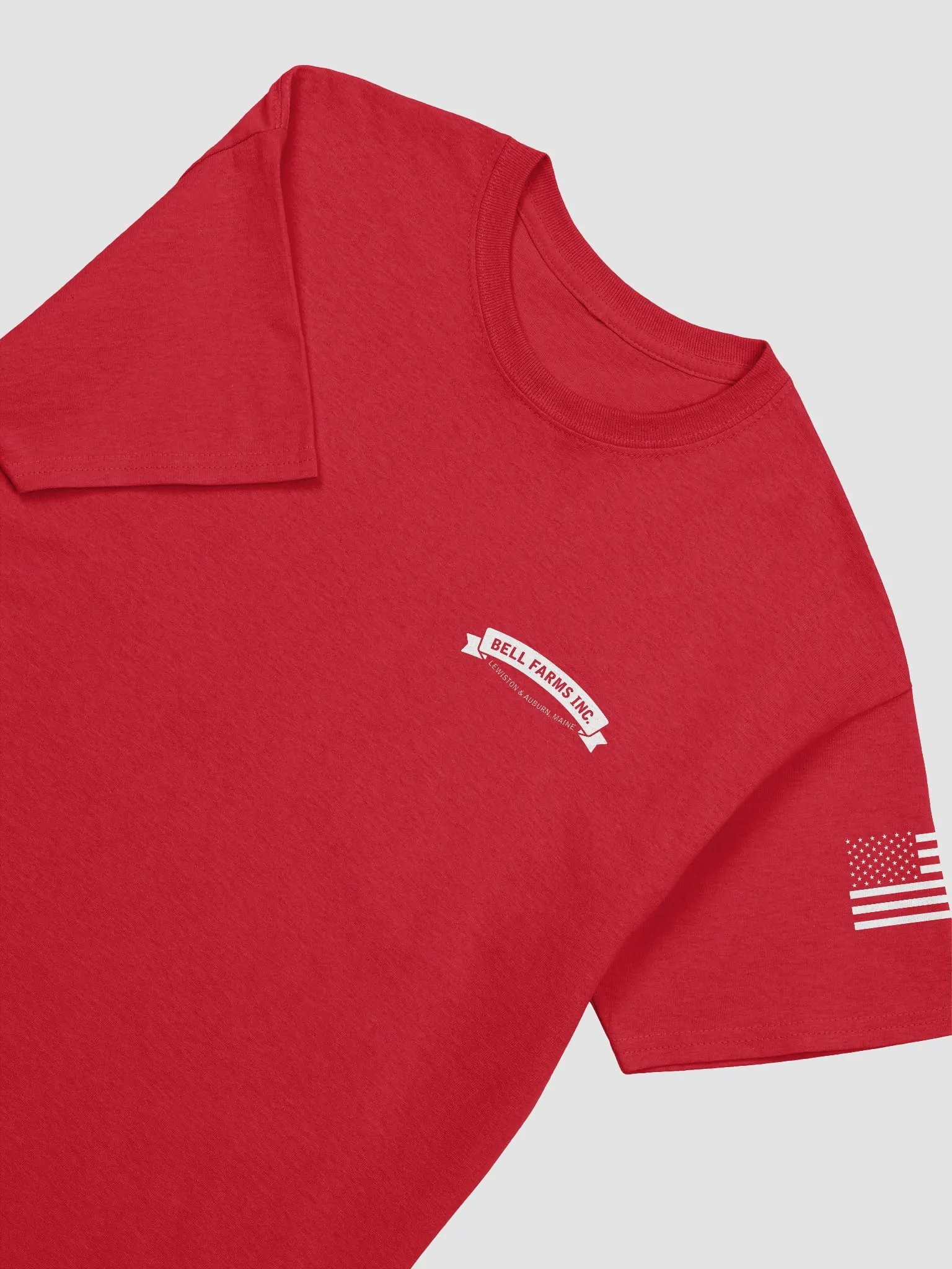 Heavy weight Red T-shirt product image (3)