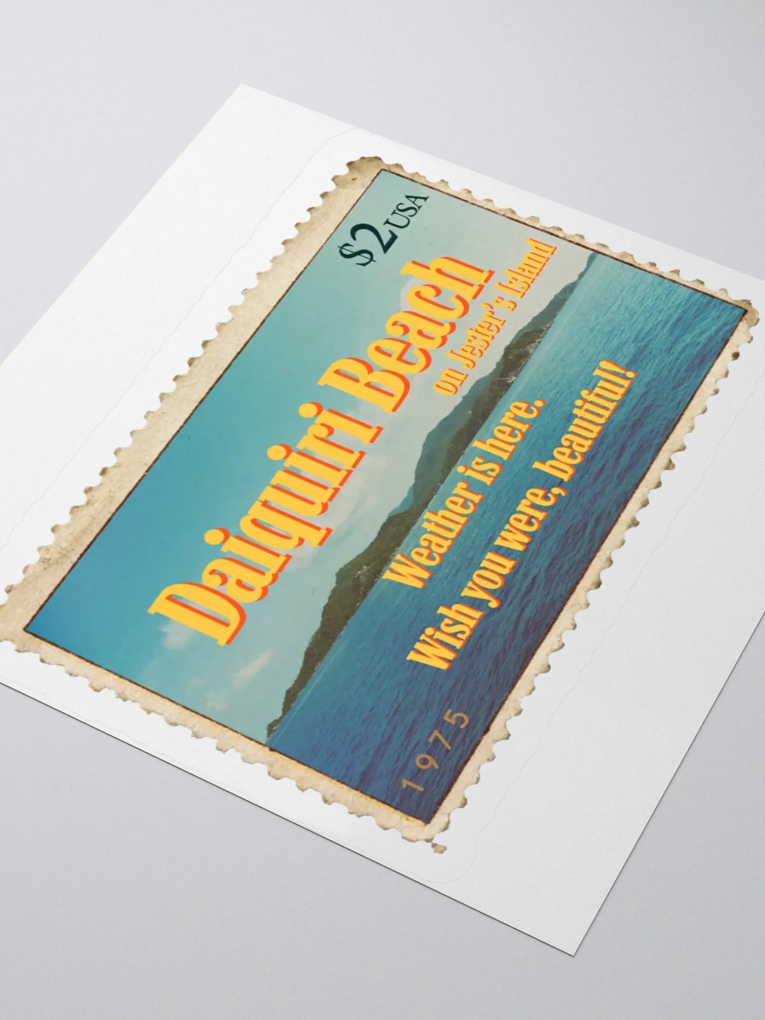 DAIQUIRI BEACH STAMP STICKER product image (10)