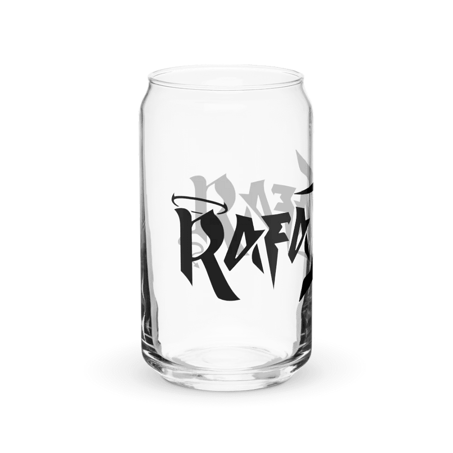 RafaZafar Logotext Can Glass (black) product image (10)