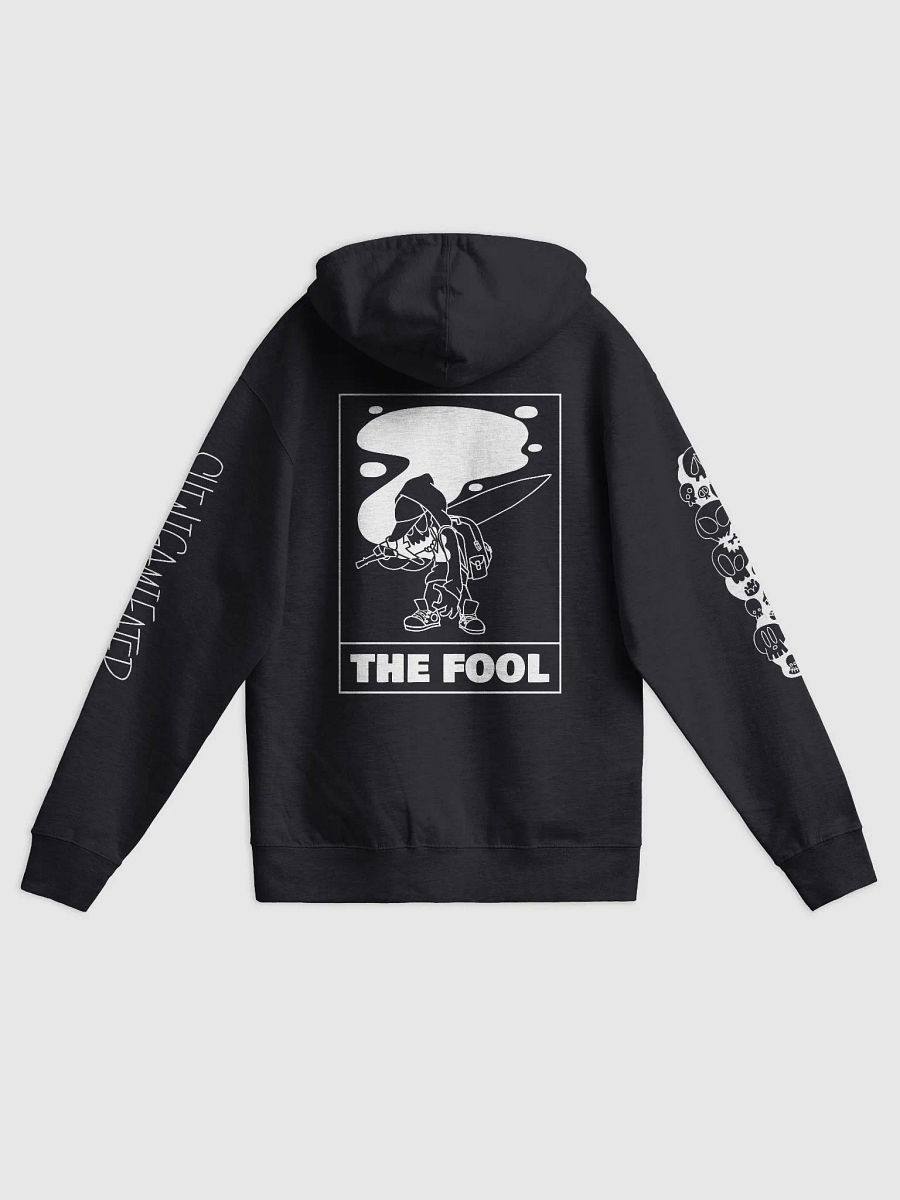 THE FOOL ZIP-UP HOODIE [BLACK] product image (1)