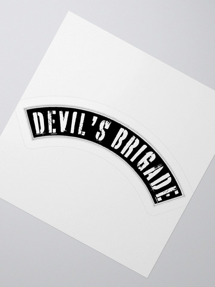 Devil's Brigade Rocker Sticker product image (5)