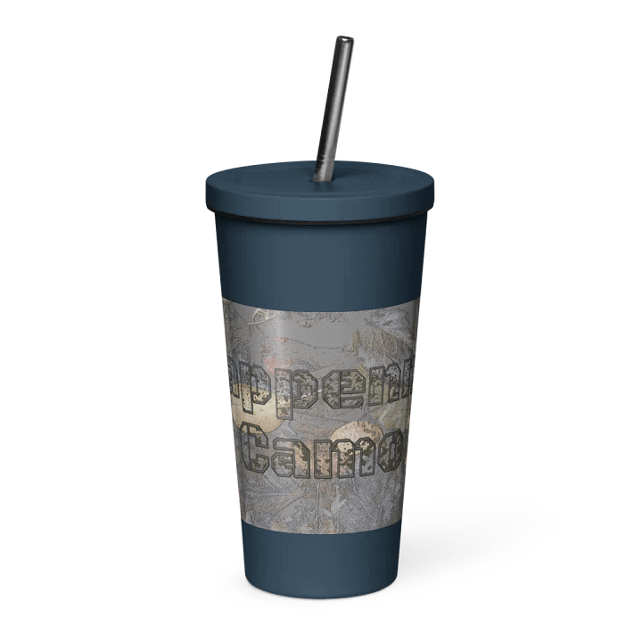 Insulated Tumbler with a Straw - MossyOak - It Happennnns Camo product image (1)