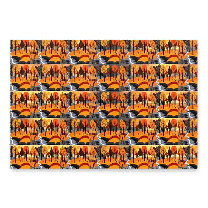 Autumn and Leaf Gift Wrap product image (2)