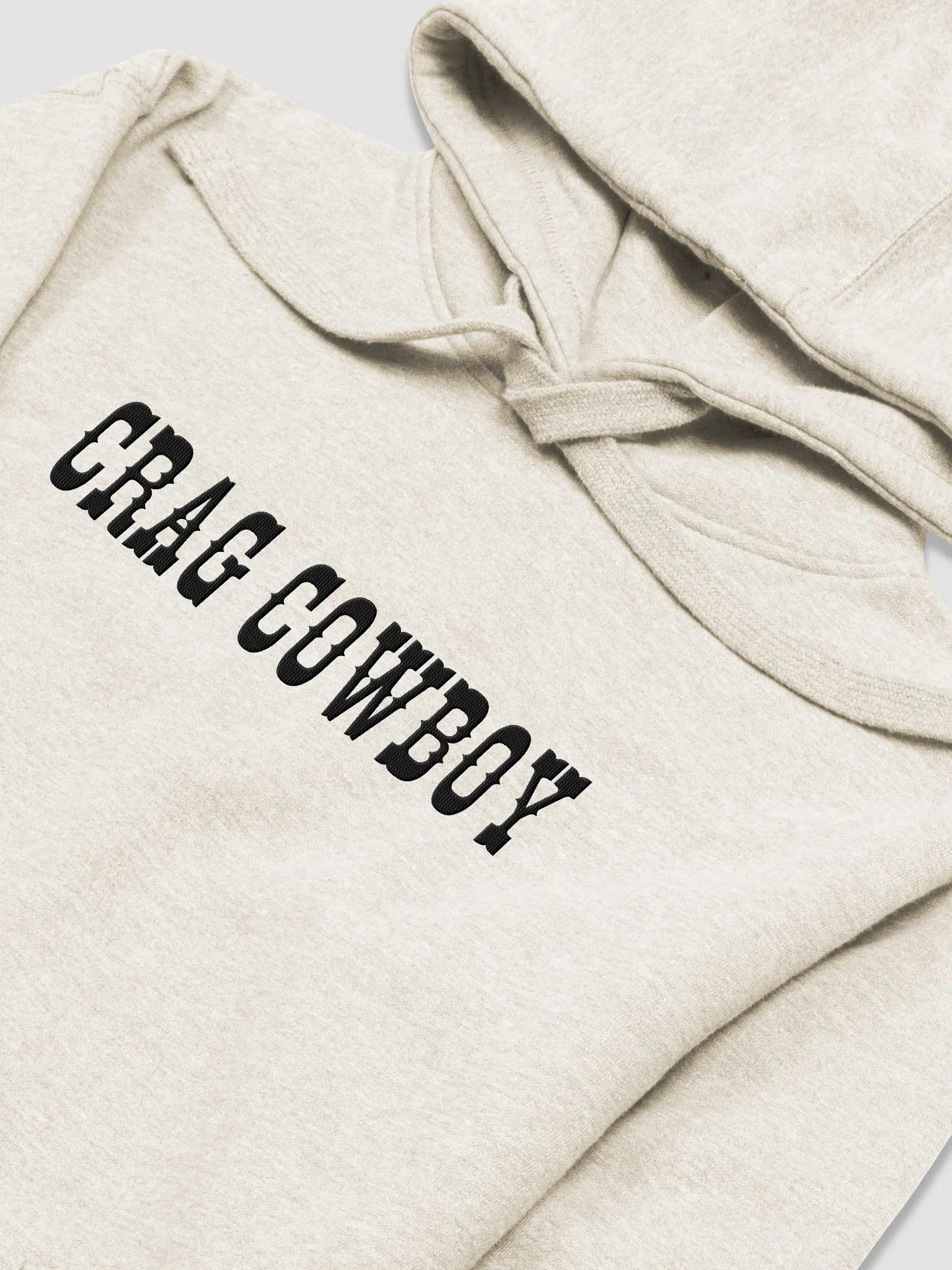 Crag Cowboy - Embroidered Hoodie [Unisex sizing] product image (3)