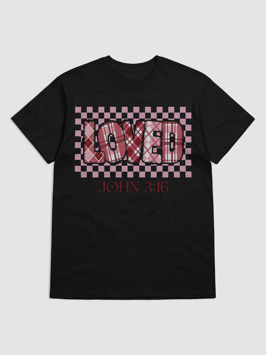 Plaid-Loved John 3:16 Tee product image (1)