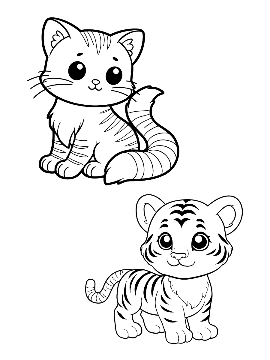 Adorable Animal Coloring Book product image (5)