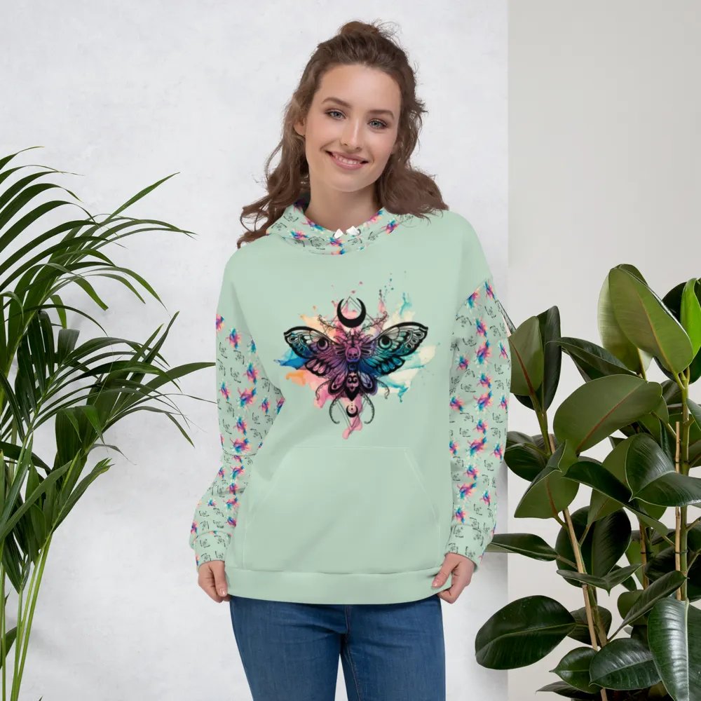 Mystical Skull Moth Hoodie product image (7)