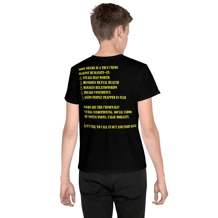 Cautionary Youth Biohazard T-Shirt product image (2)