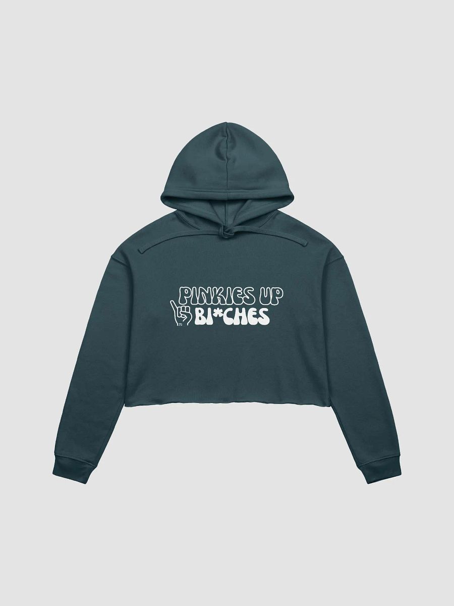 Pinkies up Crop Hoodie product image (4)