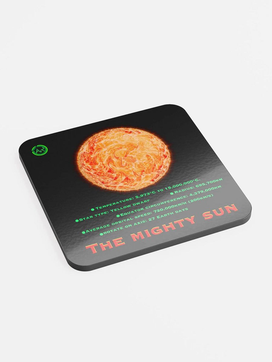 The Mighty Sun Collection - Glossed Cork Coaster product image (3)