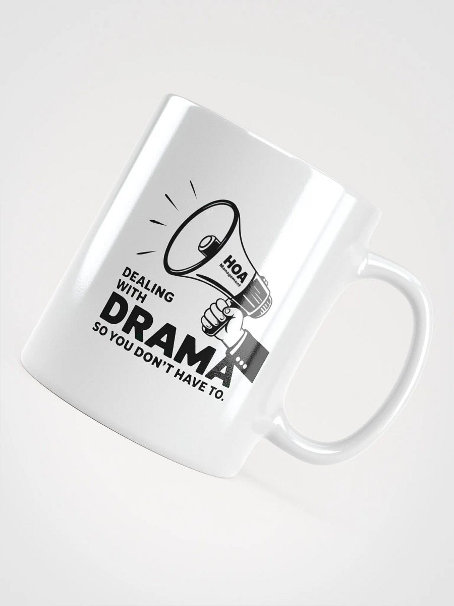 HOA Management Drama White Glossy Mug product image (12)