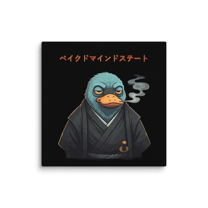 Zen Platypus Samurai Canvas Art product image (18)