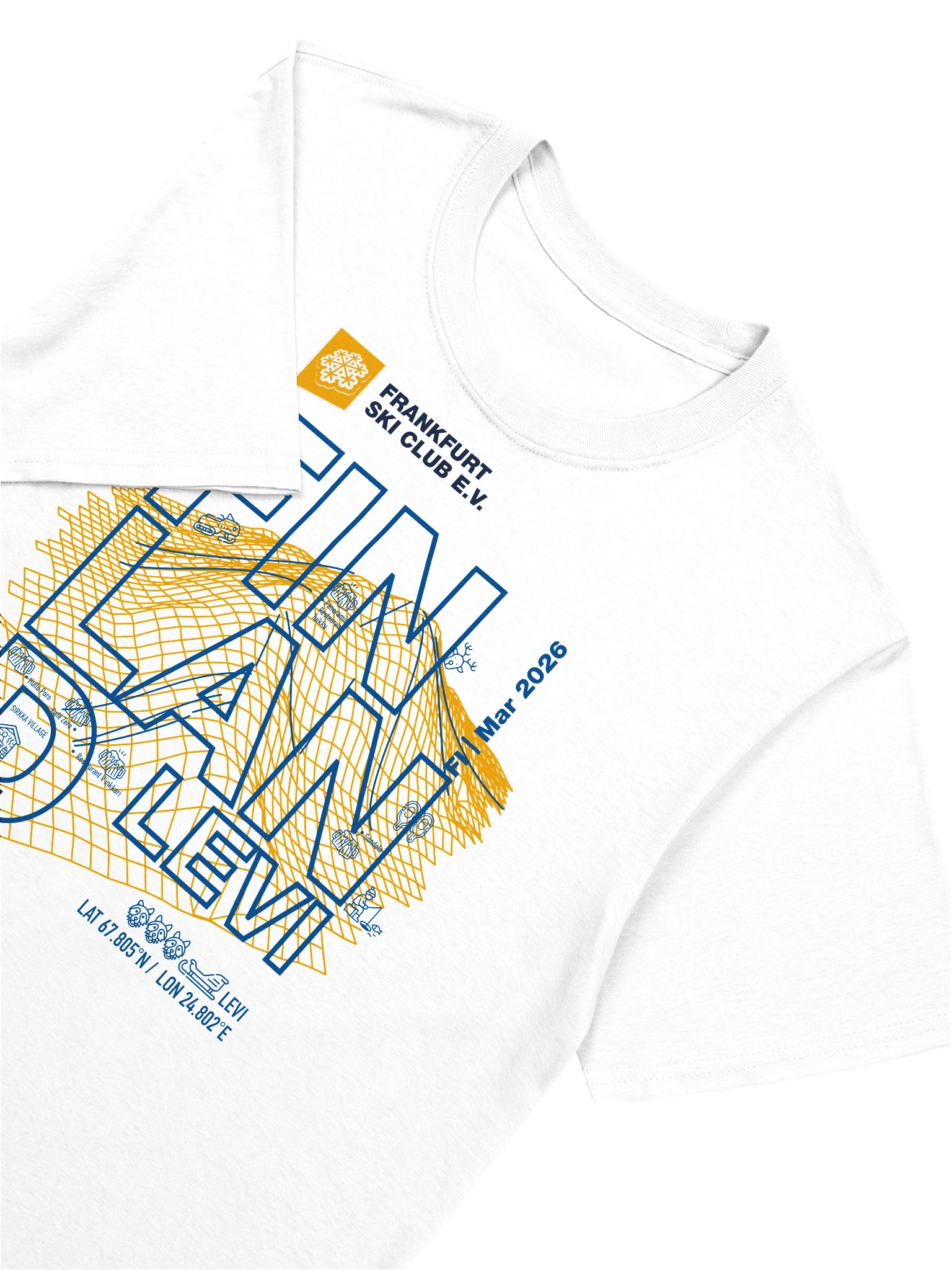 Finland / Levi Resort white (front only print) product image (3)