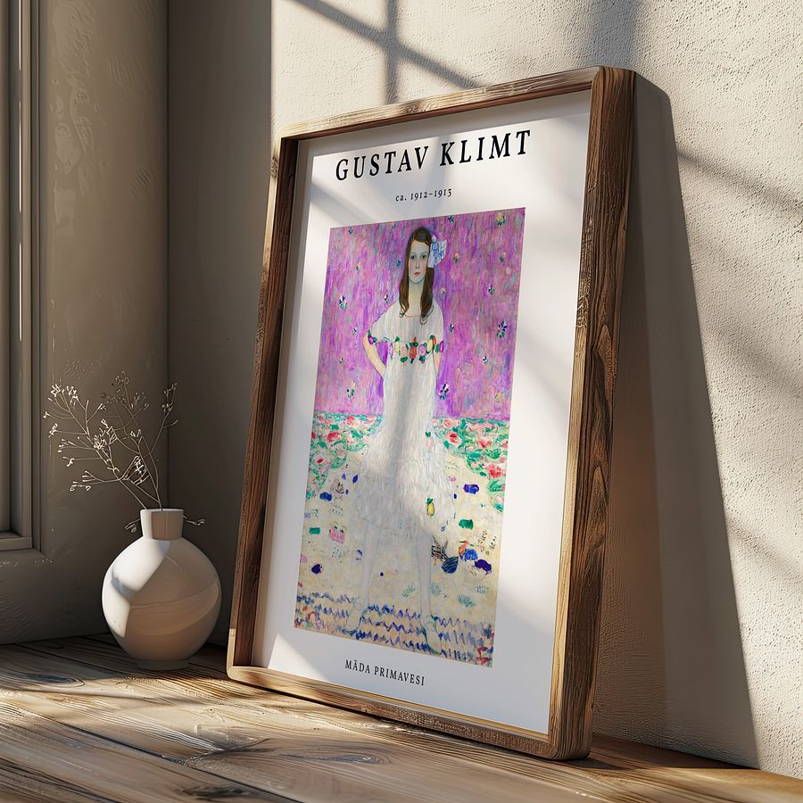 Mada Primavesi by Gustav Klimt Vintage Art Nouveau Poster product image (23)