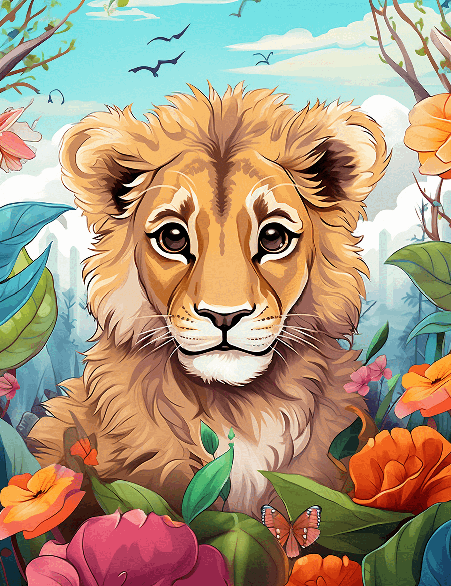 Wild Animal Coloring Pages for Kids product image (3)