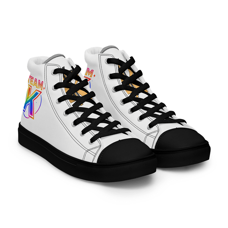 TEAM K Pride 1 Women's High Top Canvas Shoes product image (8)