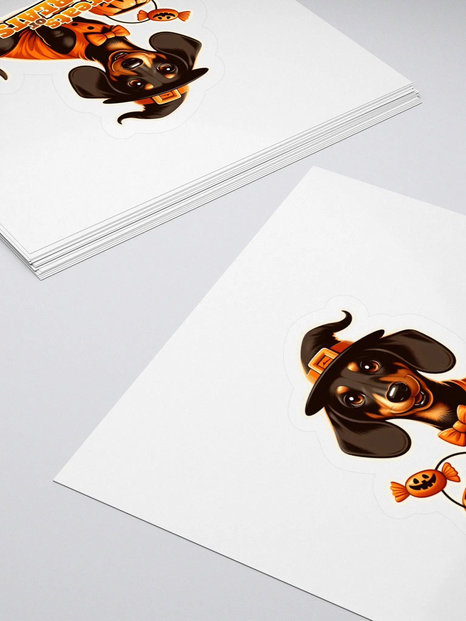 Dachshund Treat Halloween - Sticker product image (4)