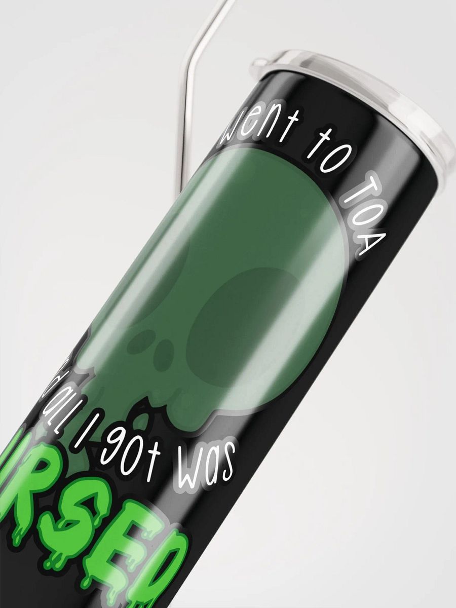 All I Got Was Cursed - Evoker - Tumbler w/Straw product image (10)