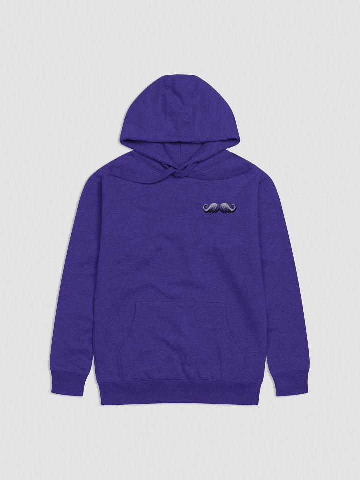 Embroidered Mustache Badge Hoodie product image (33)