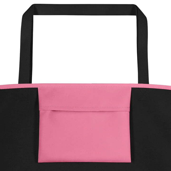 Shoe Bag Tote | Pink with White Logo product image (2)