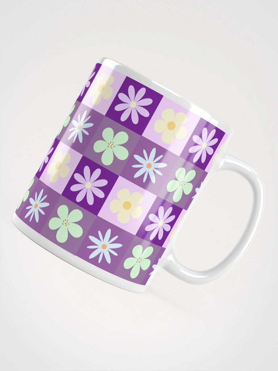 Mauve Floral Pattern Mug product image (5)