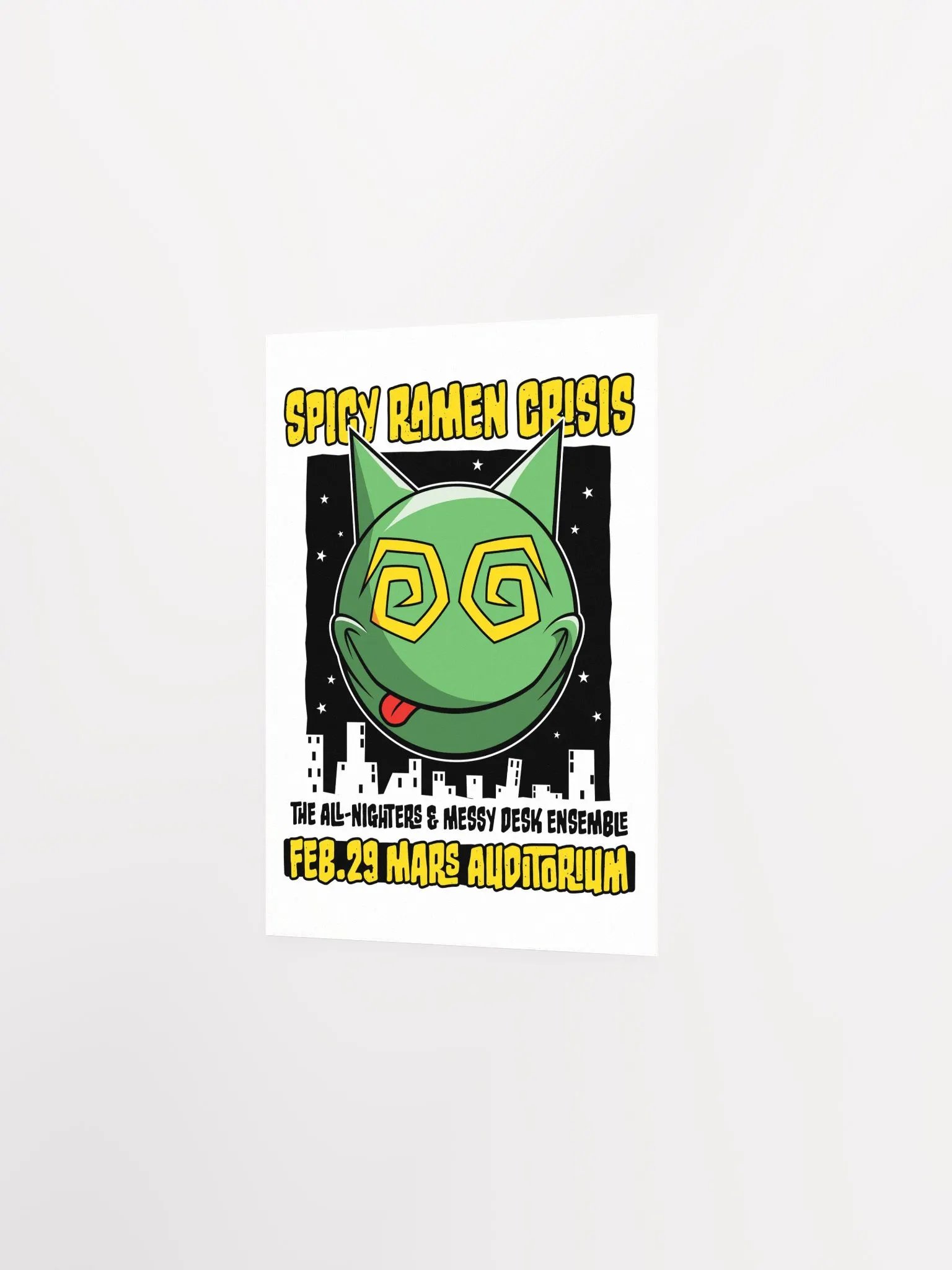 Spicy Ramen Crisis Poster – The Ultimate College Band Print! product image (15)