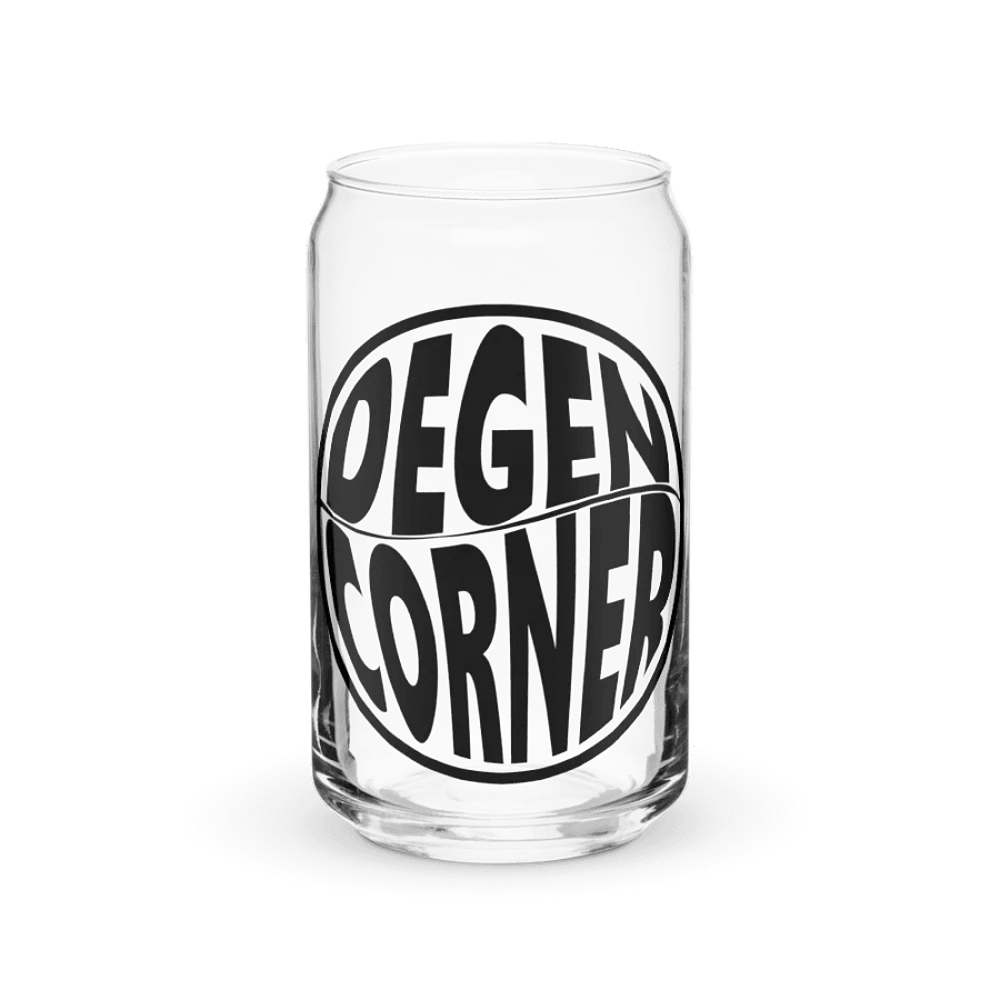 Degen Corner - Soda Glass (dark logo) product image (3)