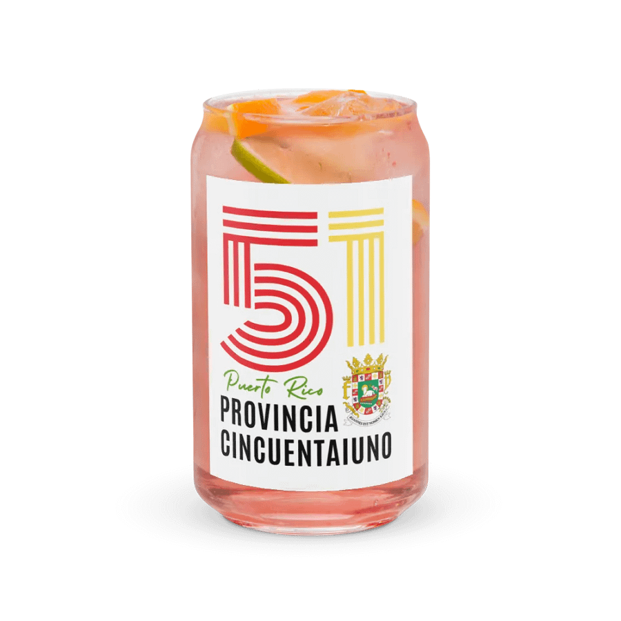 Vaso de cristal - Provincia 51 Puerto Rico España product image (7)
