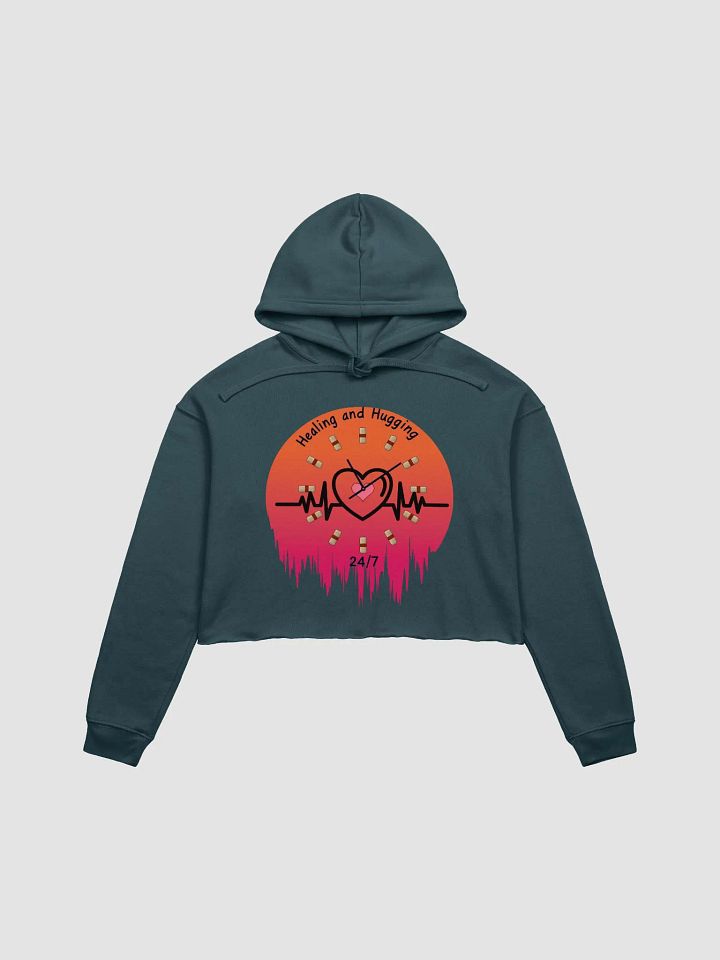 Healing Heartbeat Crop Hoodie product image (9)