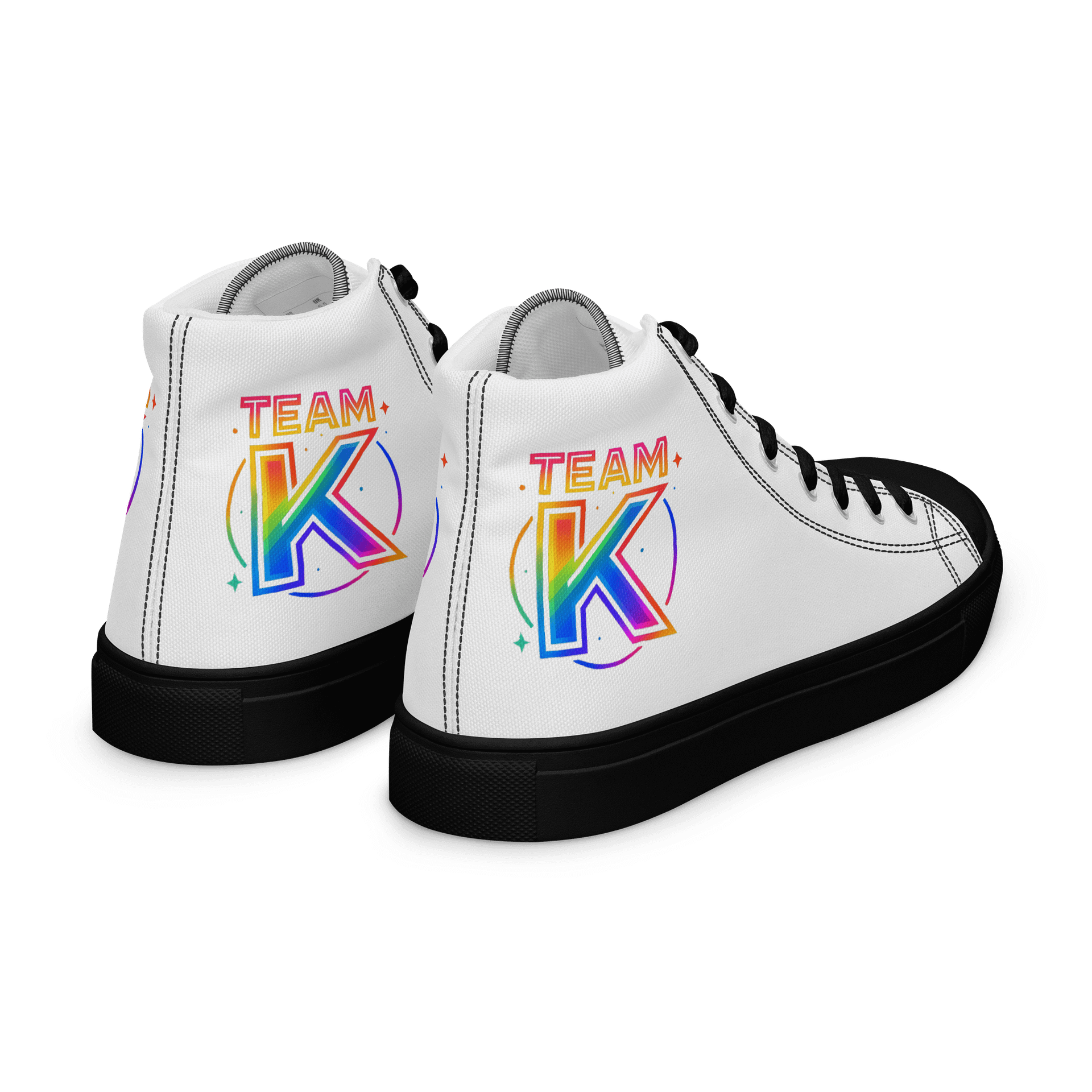 TEAM K Pride 1 Women's High Top Canvas Shoes product image (7)