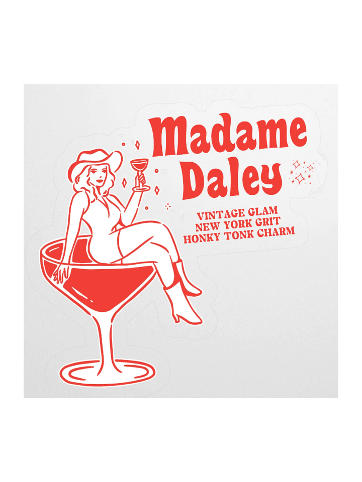 Die-cut Sticker: Cheers Darlin' product image (2)