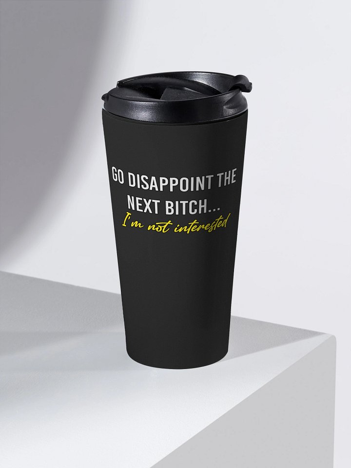 nope snark - disappoint travel mug product image (2)