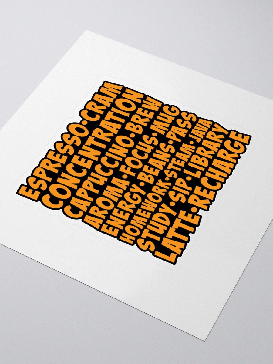 Show Your Love for Coffee and School with This Fun Sticker product image (7)