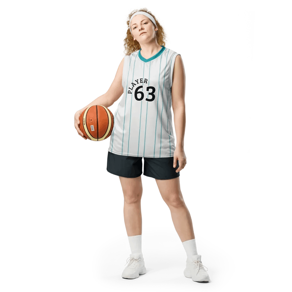 PLAYER 63 All-Over Print Unisex Basketball Jersey product image (1)
