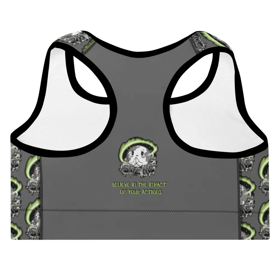Save Me: A Plea from Planet Earth All-Over Print Padded Zambezi Sports Bra 🌍 product image (9)
