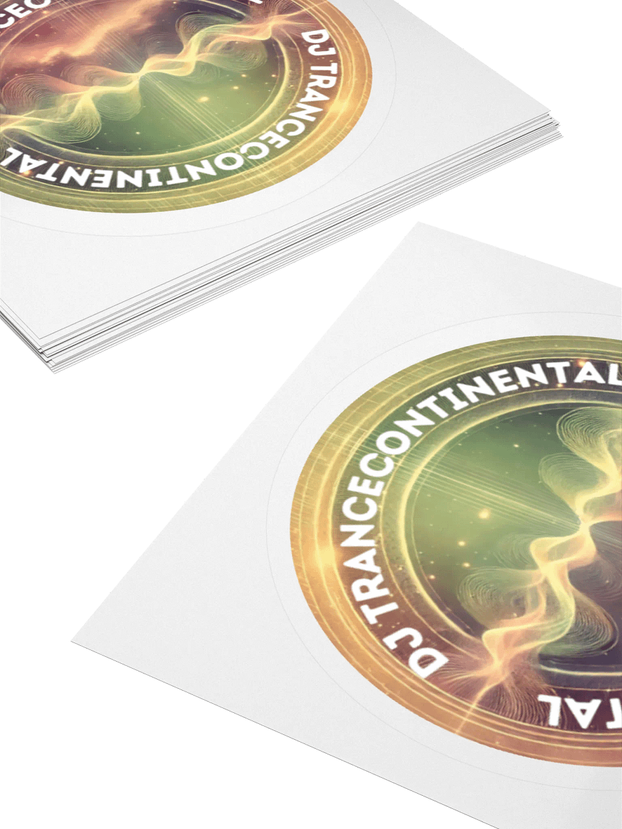 DJ Trancecontinental Logo Sticker product image (4)